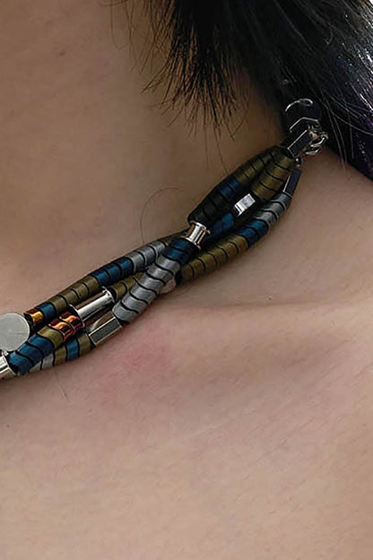 Adventurer's Dream Necklace -  mechanical jewelry - Futuristic Mechanical Aesthetic Necklace for Adventurers - View 6
