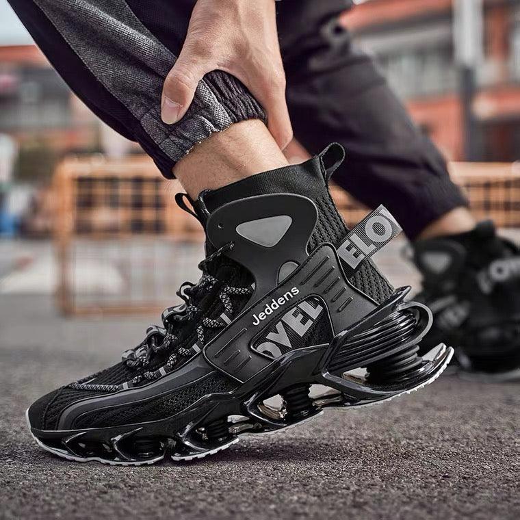 Airy High-Top Tech Sneakers -  comfortable footwear - Airy High-Top Tech Sneakers for Comfort and Style - View 4