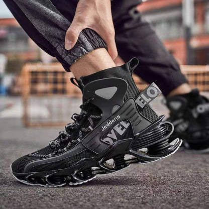 Airy High-Top Tech Sneakers -  comfortable footwear - Airy High-Top Tech Sneakers for Comfort and Style - View 4