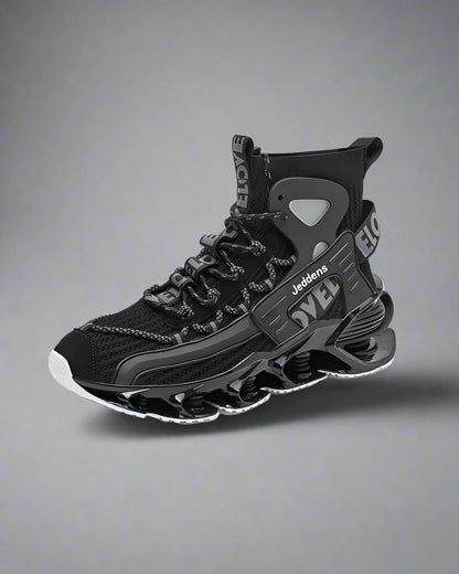 Airy High-Top Tech Sneakers - futuristic sneakers - Airy High-Top Tech Sneakers for Comfort and Style - Main view