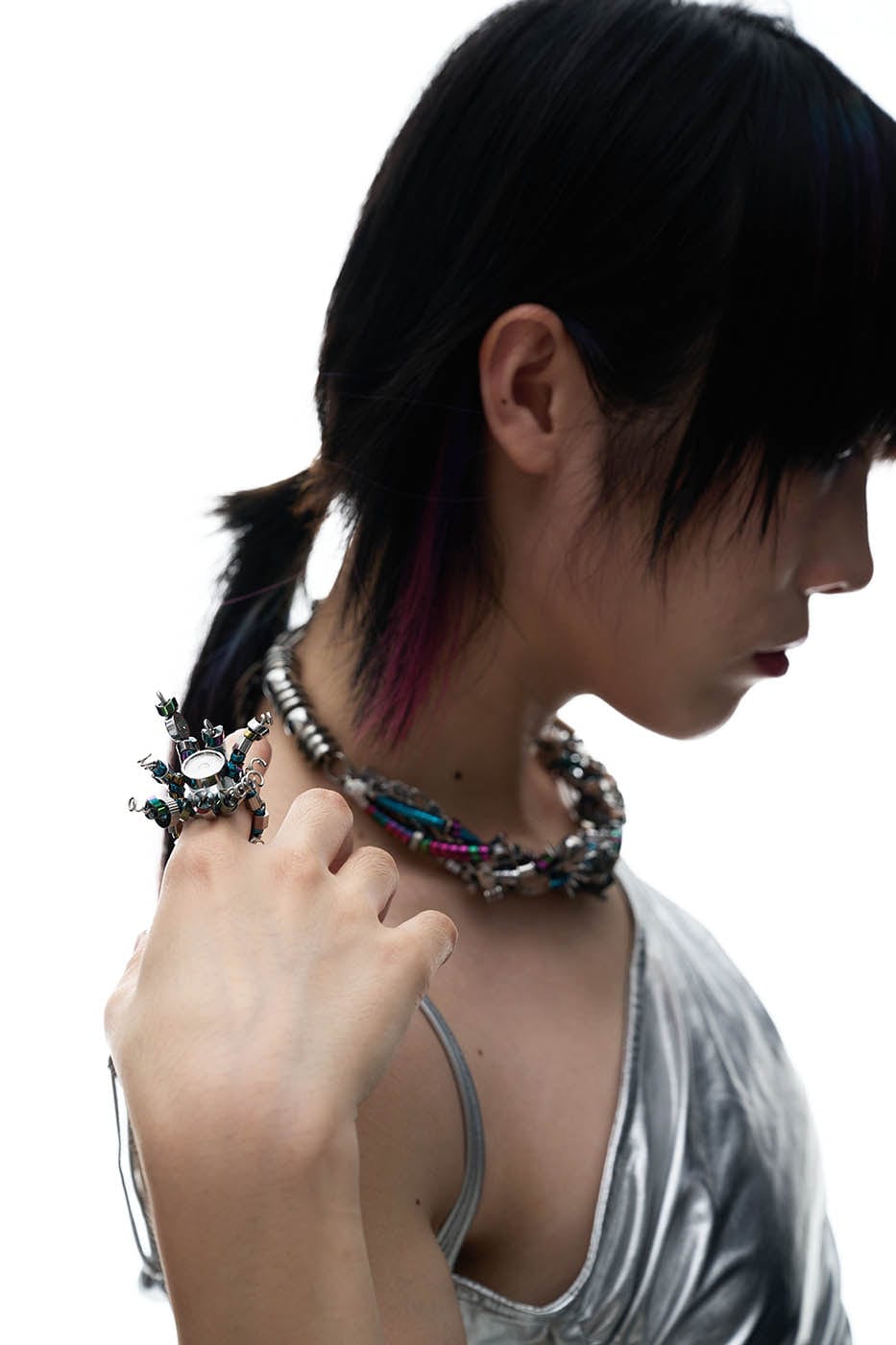 Apocalyptic Dance Party Ring -  adjustable fit ring - Post-Apocalyptic Dance Party Ring for Unique Style - View 4