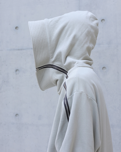 Asymmetrical Zip-Up Streetwear Hoodie -  asymmetrical - Asymmetrical Zip-Up Hoodie for Unique Street Style - View 11