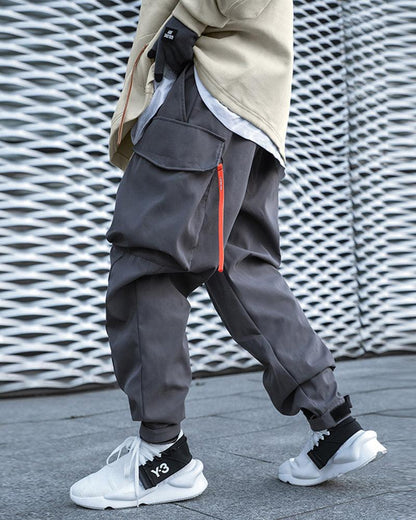 Avant-Garde Cargo Tech Pants -  adjustable waist - Avant-Garde Cargo Tech Pants for Urban Exploration - View 3