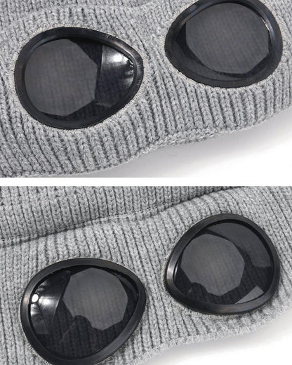 Aviator Hat Beanie with Goggles - aviator hat - Aviator Hat Beanie with Goggles for Urban Style - View 17