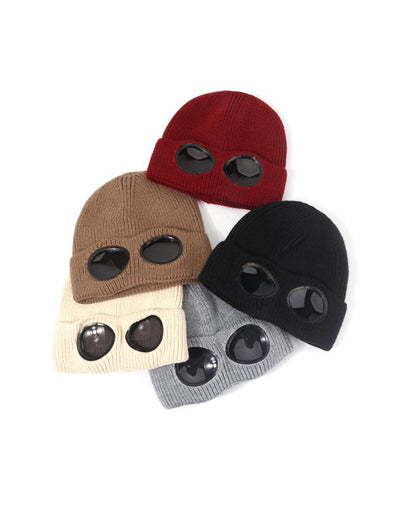 Aviator Hat Beanie with Goggles -  weather resistant beanie - Aviator Hat Beanie with Goggles for Urban Style - View 16