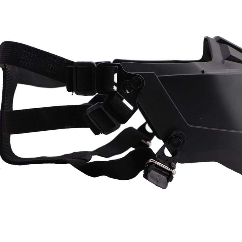 Black Half Face Mask for Sports - black mask - Black Half Face Mask for Sports Adventure - View 8