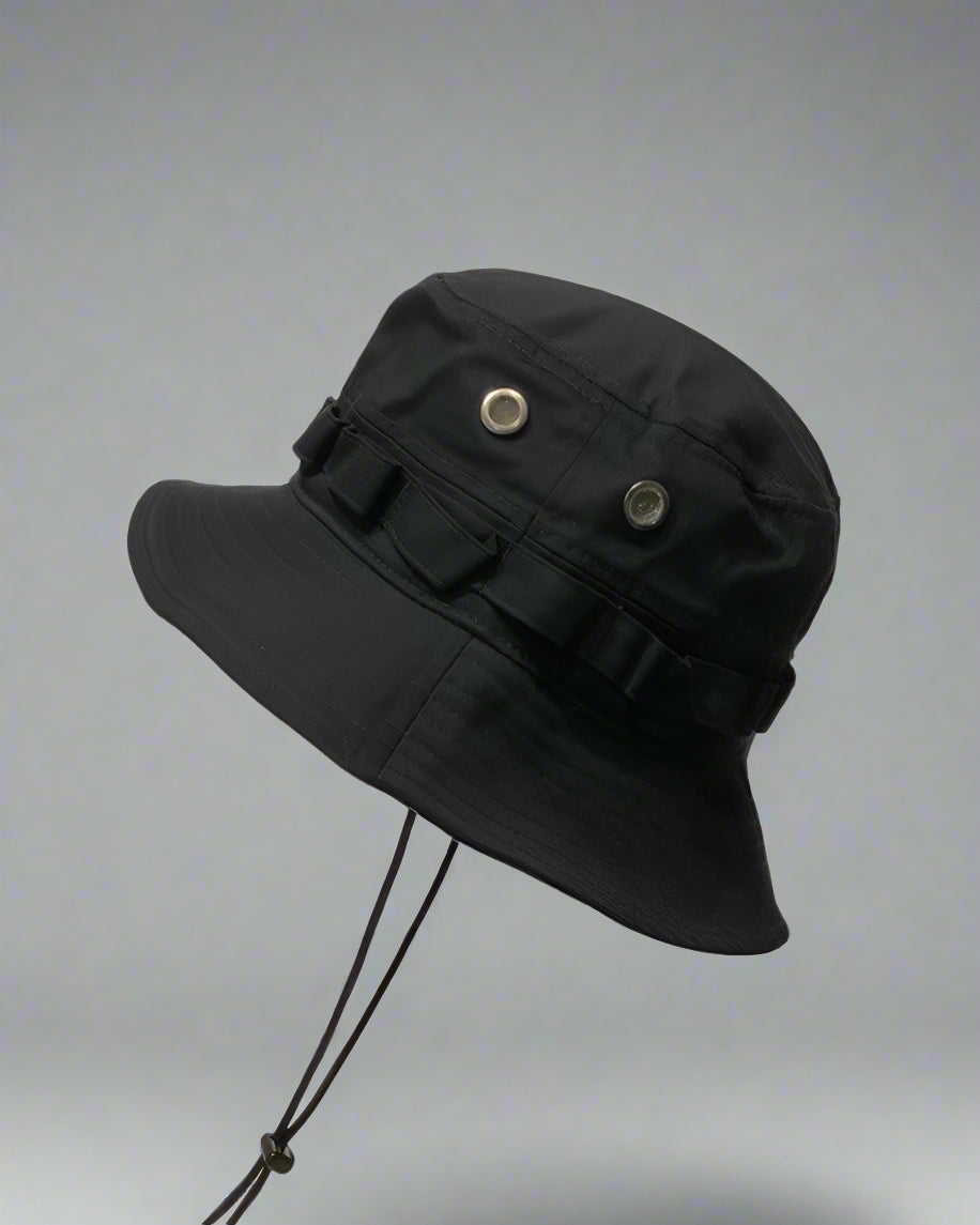 Blackout Vibes Bucket Hat - bucket hat - Comfortable Blackout Vibes Bucket Hat for Techwear - Main view