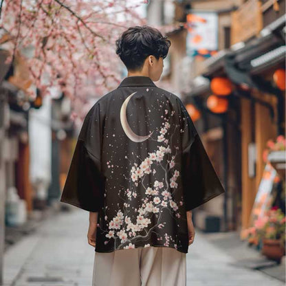 Blossom Breeze Short Kimono -  haori - Sakura Kimono Cardigan: Elegant Style for Every Occasion - View 5