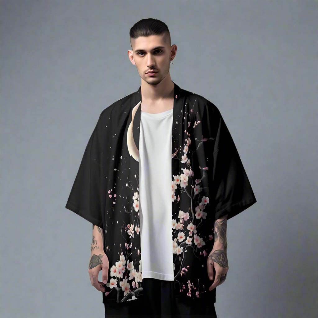 Blossom Breeze Short Kimono - kimono - Sakura Kimono Cardigan: Elegant Style for Every Occasion - Main view