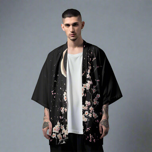 Blossom Breeze Short Kimono - kimono - Sakura Kimono Cardigan: Elegant Style for Every Occasion - Main view