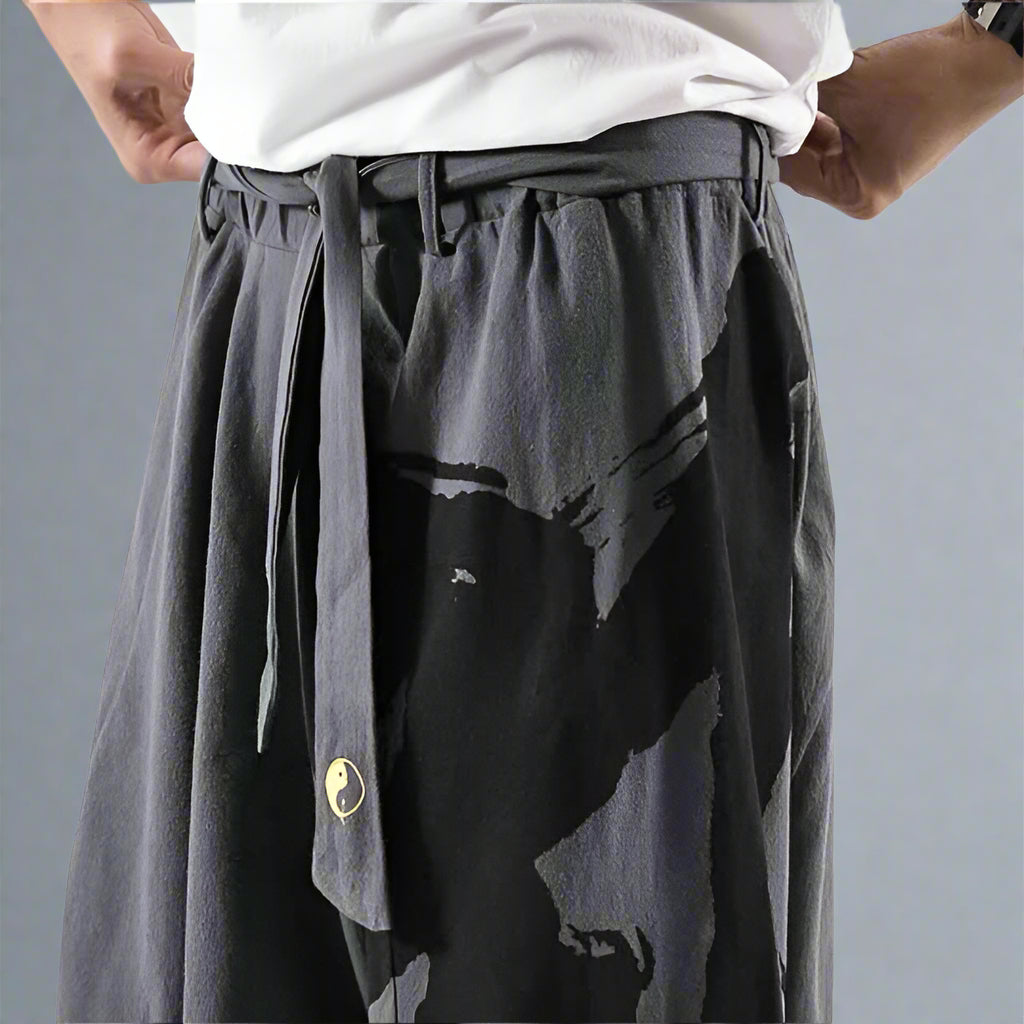 Bohemian Comfort: Harem Trousers - stylish japanese harem pants - Comfortable Japanese Harem Pants for Casual Style - View 10