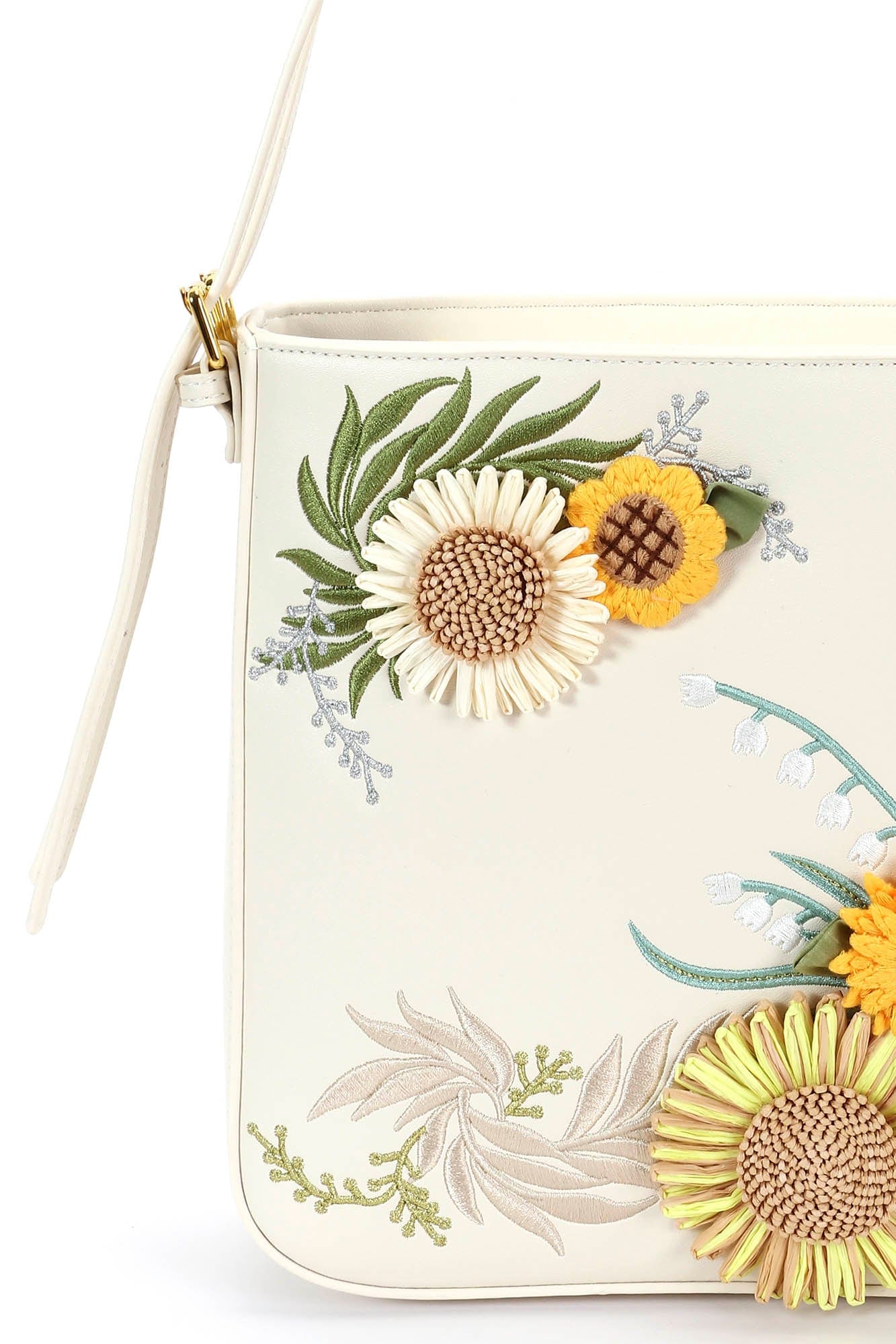 Bohemian Sunflower Embroidered Crossbody -  embroidered purse - Bohemian Sunflower Embroidered Crossbody Bag - View 13