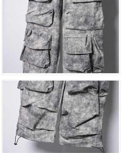 Boho Tie-Dye Cargo Trousers - cargo trousers - Boho Tie-Dye Cargo Trousers for Urban Adventures - View 10