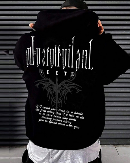 Bold Comfort Rocker Hoodie - rocker hoodie - Bold Comfort Rocker Hoodie for Streetwear Style - View 2