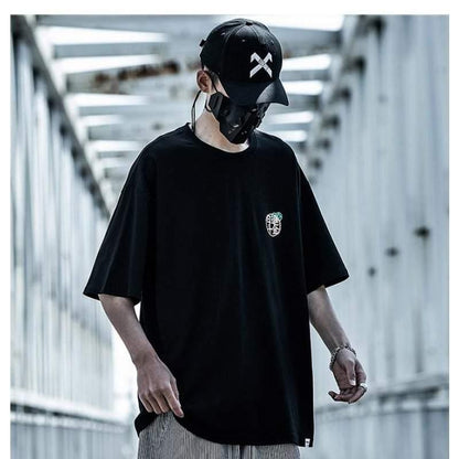 Bold Graphic Oversized Tee - oversized tee - Bold Oversized Graphic Tee with Japanese Inspiration - View 2