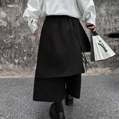 Bold Japanese Hakama Pants -  bamboo print - Comfortable Hakama Pants with Minimalist Design - View 4