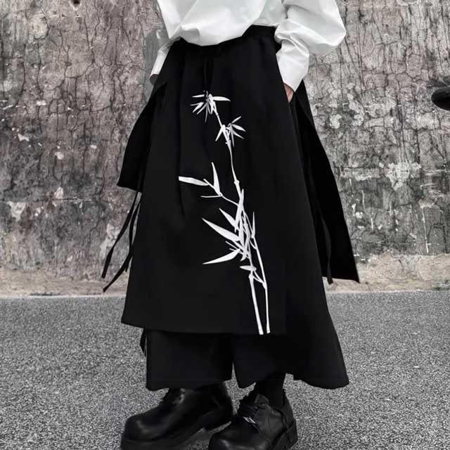 Bold Japanese Hakama Pants -  casual and formal wear - Comfortable Hakama Pants with Minimalist Design - View 5