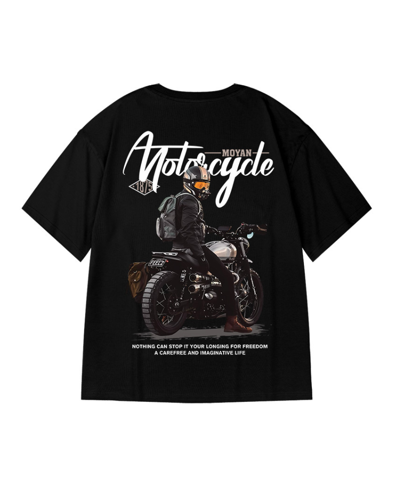 Bold Oversize Biker Tee -  relaxed fit streetwear - Oversize Biker Tee for Stylish Streetwear - View 6