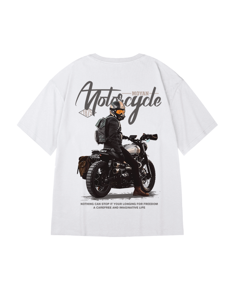Bold Oversize Biker Tee -  techwear clothing - Oversize Biker Tee for Stylish Streetwear - View 8