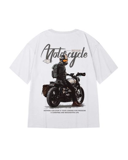 Bold Oversize Biker Tee -  techwear clothing - Oversize Biker Tee for Stylish Streetwear - View 8