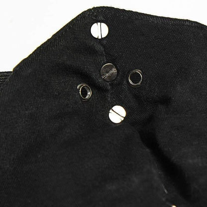 Bold Rivet Punk Face Mask -  urban style mask - Adjustable Bold Rivet Punk Face Mask for Street Style - View 7