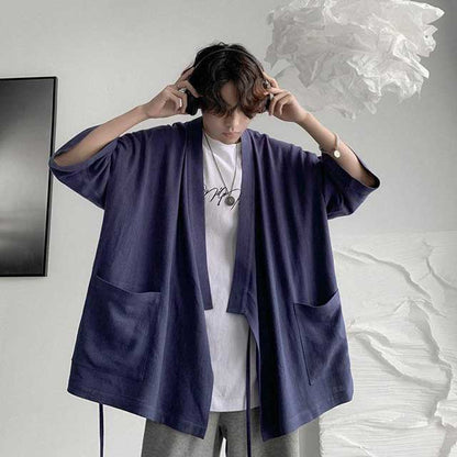Breezy Cotton Kimono Wrap -  lightweight kimono - Lightweight Cotton Kimono Wrap for Everyday Comfort - View 6
