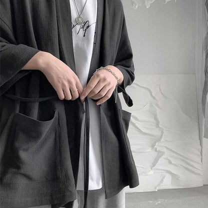 Breezy Cotton Kimono Wrap -  unisex kimono - Lightweight Cotton Kimono Wrap for Everyday Comfort - View 7
