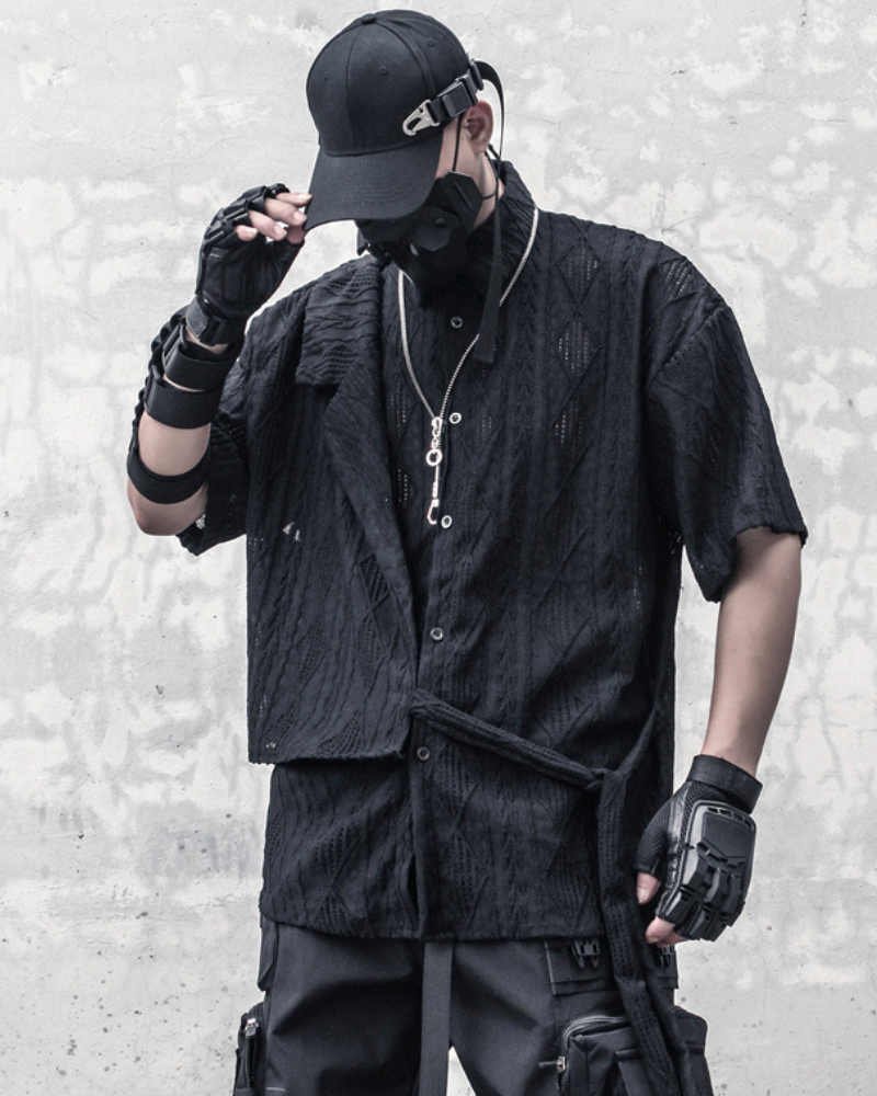 Breezy Hollow Short Sleeve Tee -  breathable fabric - Breezy Hollow Short Sleeve Tee for Stylish Comfort - View 4