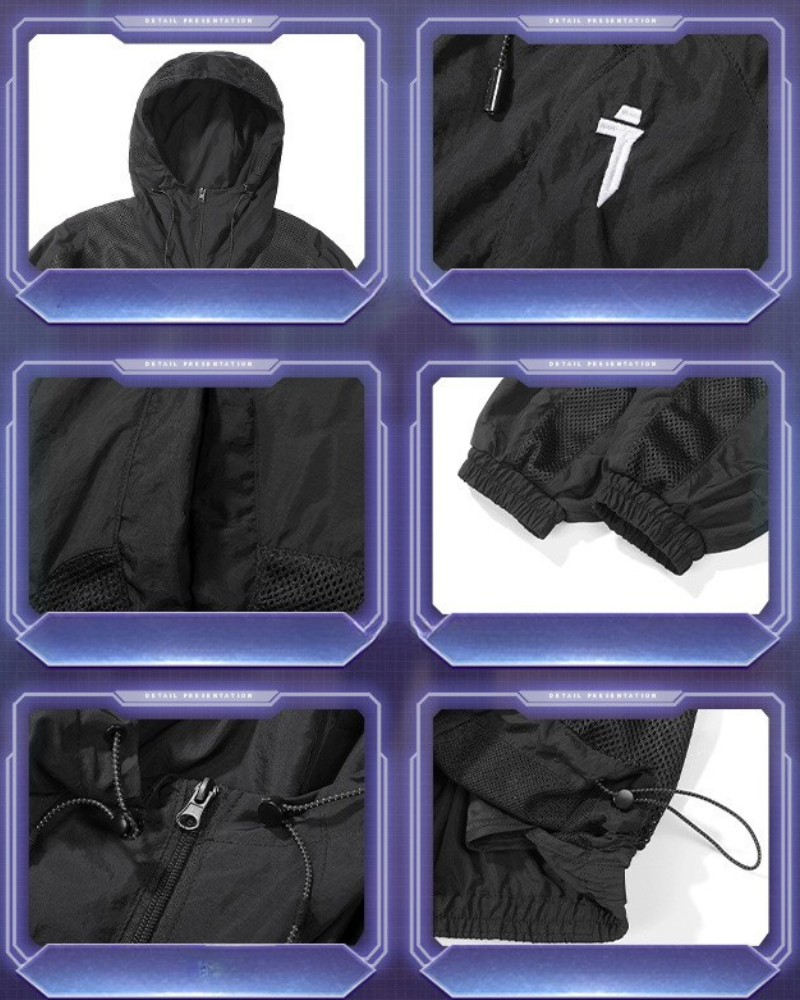Breezy Hooded Sun Protection Jacket -  nylon sun jacket - Breezy Hooded Sun Protection Jacket for Outdoor Comfort - View 13