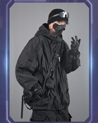 Breezy Hooded Sun Protection Jacket -  nylon sun jacket - Breezy Hooded Sun Protection Jacket for Outdoor Comfort - View 5