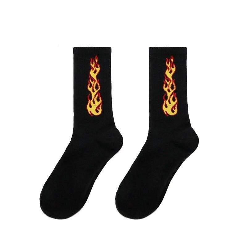 Fiery Ember Socks