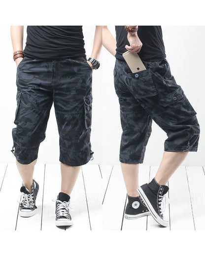 Camouflage Cargo Shorts - Oversized Style -  outdoor adventure shorts - Oversized Camouflage Cargo Shorts for Outdoor Use - View 4