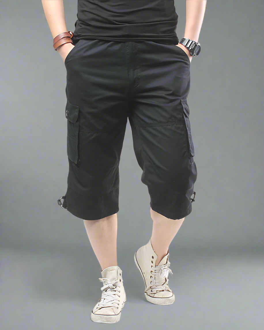 Camouflage Cargo Shorts - Oversized Style - tactical cargo shorts - Oversized Camouflage Cargo Shorts for Outdoor Use - View 2