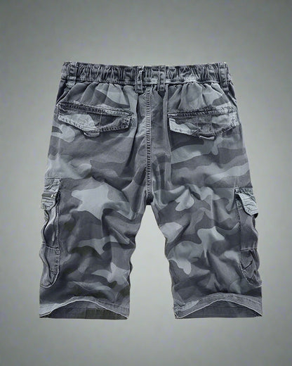 Camouflage Utility Cargo Shorts -  cargo shorts - Camouflage Utility Cargo Shorts for Outdoor Adventures - View 4