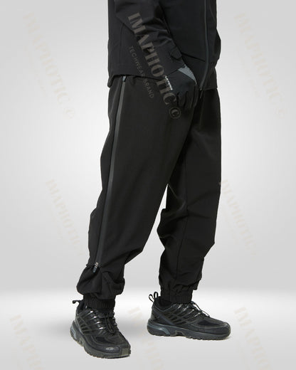 Casual Outdoor Black Wide Leg Trousers -  sporty outdoor trousers - Casual Outdoor Black Wide Leg Trousers for Versatile Style - View 6