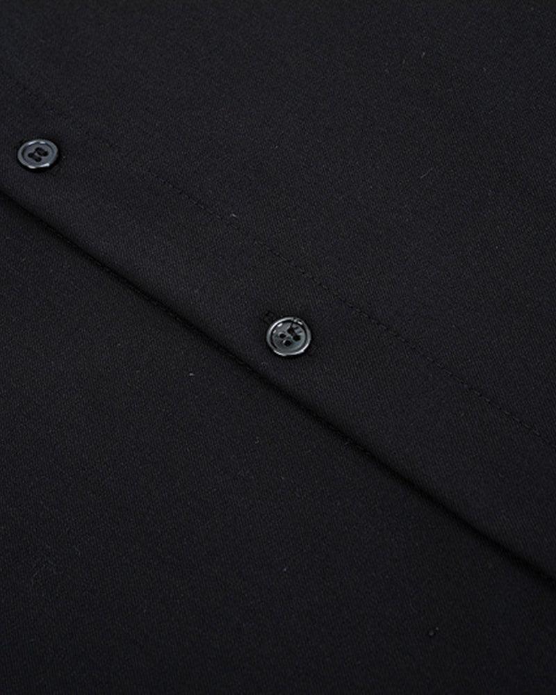 Chain-Detail Short Sleeve Shirt - techwear shirt - Urban Techwear Short Sleeve Shirt with Chain Detail - View 9