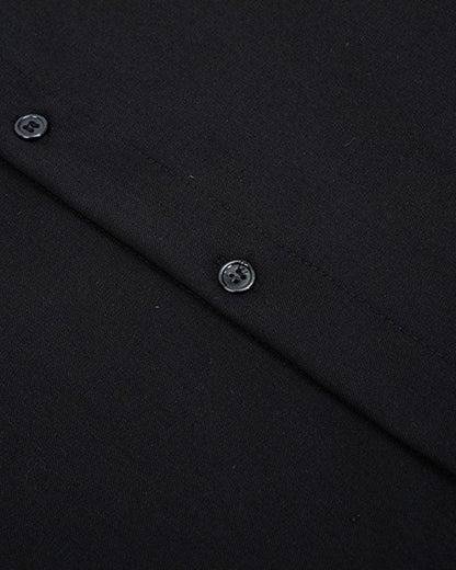 Chain-Detail Short Sleeve Shirt - techwear shirt - Urban Techwear Short Sleeve Shirt with Chain Detail - View 9