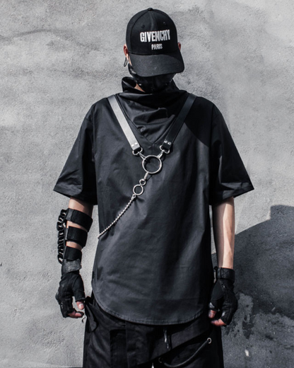 Chained Style Techwear Tee -  lightweight - Chained Style Techwear Tee for Ultimate Comfort - View 6