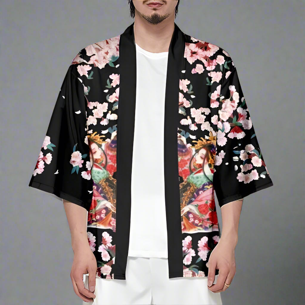 Charming Floral Kimono Jacket - floral kimono duster - Stylish Floral Kimono Jacket for Every Occasion - View 2