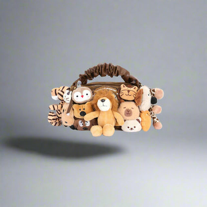 Charming Plush Toy Tote - plush tote - Whimsical Plush Toy Tote for Organized Adventures - Main view