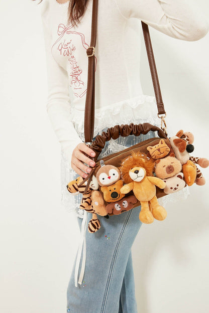 Charming Plush Toy Tote -  versatile carryall - Whimsical Plush Toy Tote for Organized Adventures - View 8