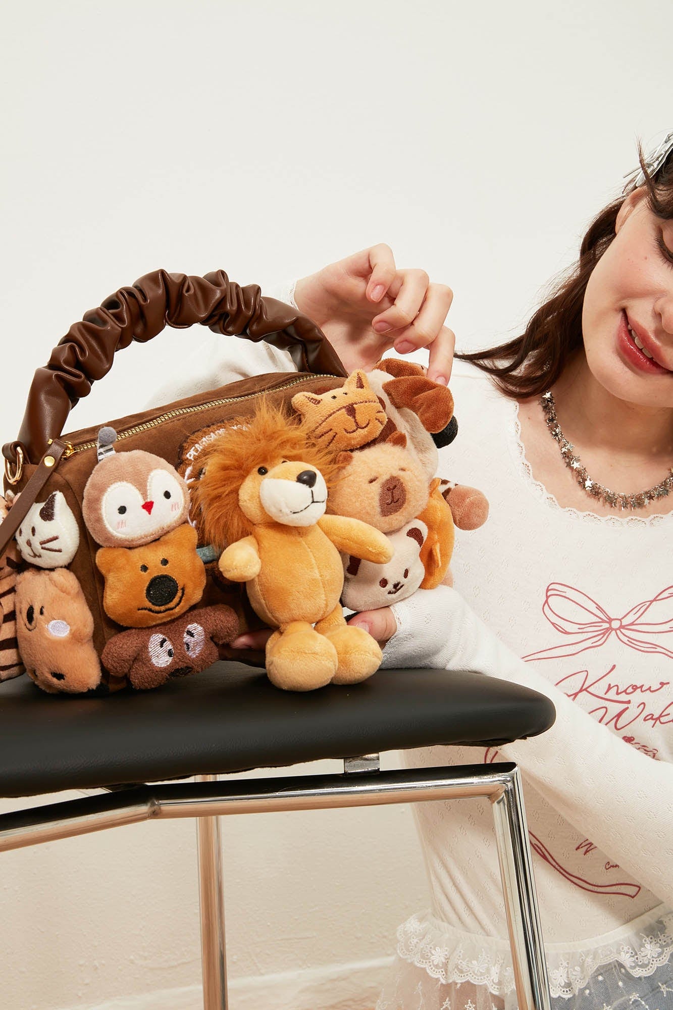Charming Plush Toy Tote -  whimsical design - Whimsical Plush Toy Tote for Organized Adventures - View 9