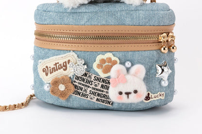 Charming Westie Crossbody Cosmetic Bag - crossbody bag - Whimsical Terrier Crossbody Cosmetic Bag for Stylish Storage - View 17