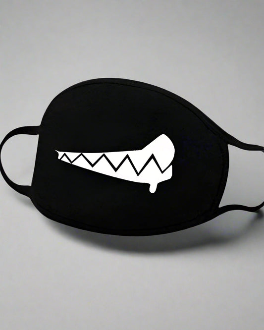 Cheerful Cotton Smile Mask - futuristic face mask - Cheerful Cotton Smile Mask for Urban Techwear Style - Main view