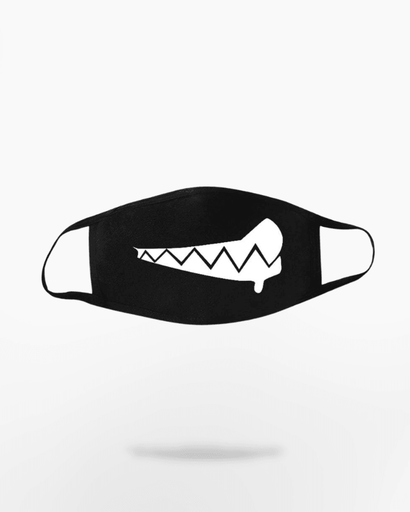 Cheerful Cotton Smile Mask - techwear mask - Cheerful Cotton Smile Mask for Urban Techwear Style - View 2