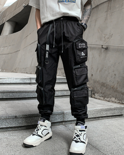 Chic Black Cargo Pants - black pants - Chic Black Cargo Pants for Every Occasion - Main view