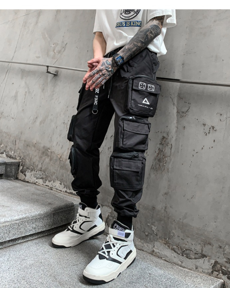 Chic Black Cargo Pants -  comfortable cargo pants - Chic Black Cargo Pants for Every Occasion - View 5