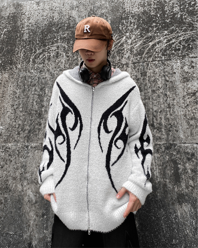 Chic Black Hoodie Cardigan - BEST SELLERS - Versatile Black Hoodie Cardigan for Comfort & Style - Main view