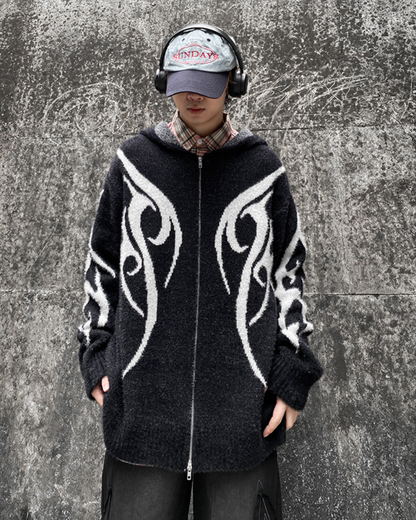 Chic Black Hoodie Cardigan - black hoodie - Versatile Black Hoodie Cardigan for Comfort & Style - View 2