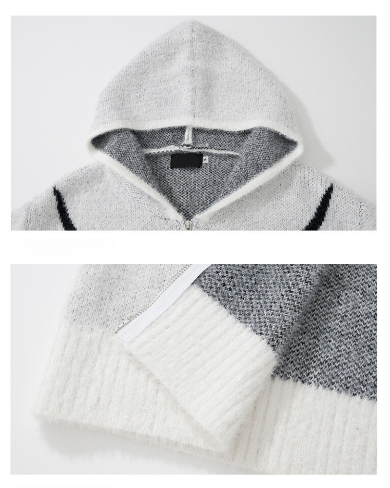 Chic Black Hoodie Cardigan -  comfortable hoodie - Versatile Black Hoodie Cardigan for Comfort & Style - View 14
